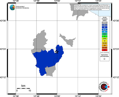 Mappa EMS - territori comuni