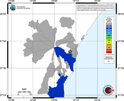 Mappa EMS - territori comuni