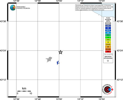 Mappa EMS - territori località