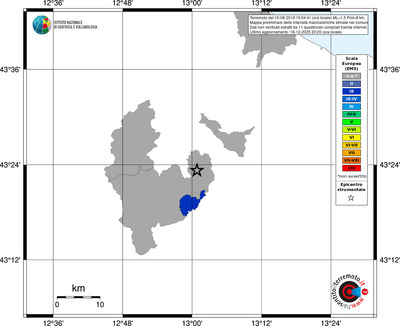 Mappa EMS - territori comuni