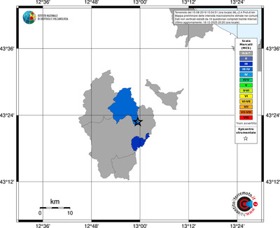 Mappa MCS - territori comuni