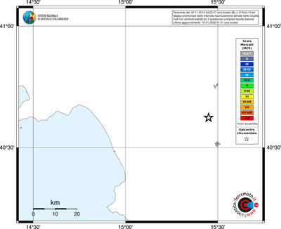 Mappa MCS - territori località