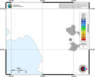 Mappa MCS - territori comuni