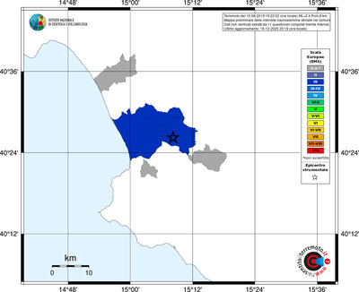 Mappa EMS - territori comuni