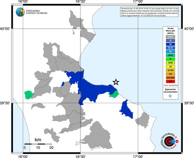 Mappa MCS - territori comuni