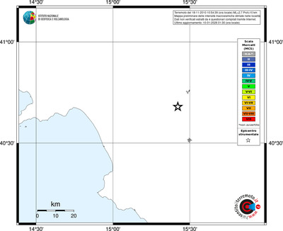 Mappa MCS - territori località