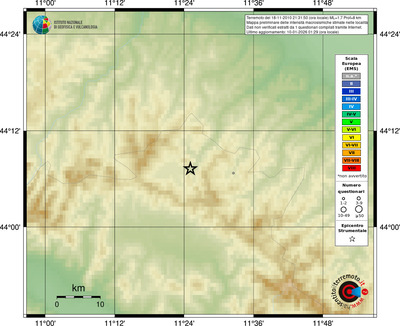 Mappa EMS - località