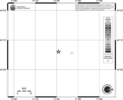 Mappa MCS - territori località