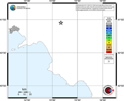 Mappa EMS - territori località