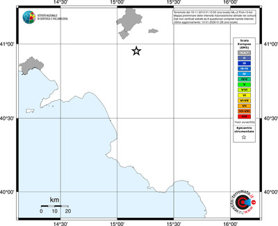 Mappa EMS - territori comuni
