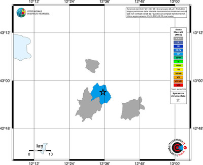 Mappa MCS - territori comuni