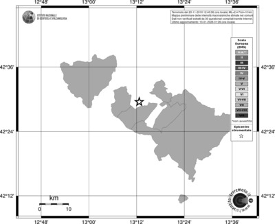 Mappa EMS - territori comuni