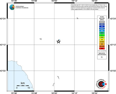Mappa MCS - territori località