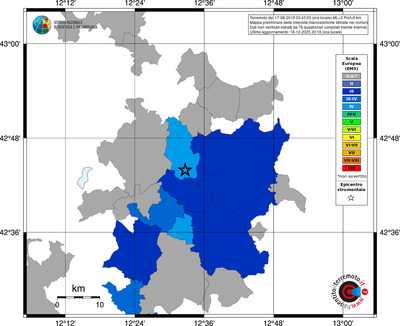 Mappa EMS - territori comuni