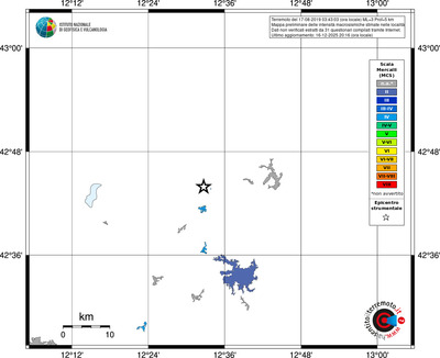 Mappa MCS - territori località