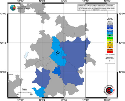 Mappa MCS - territori comuni