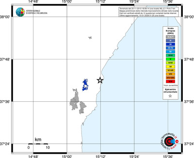 Mappa EMS - territori località