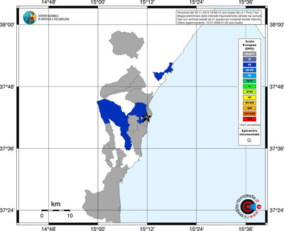 Mappa EMS - territori comuni