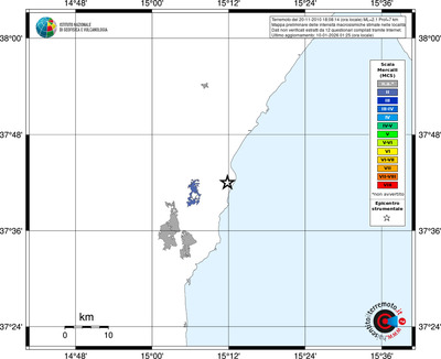 Mappa MCS - territori località