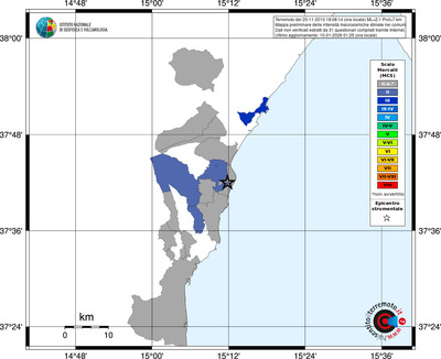 Mappa MCS - territori comuni