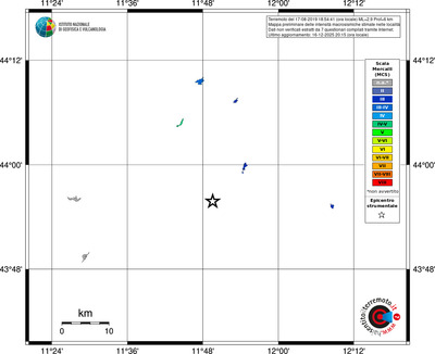 Mappa MCS - territori località