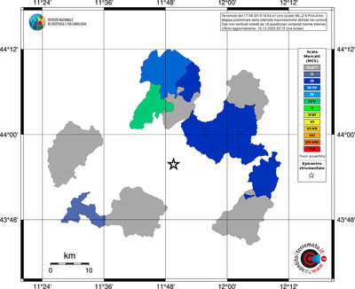 Mappa MCS - territori comuni