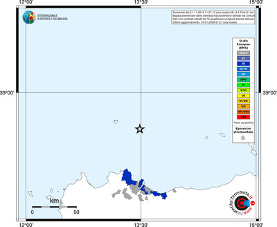 Mappa EMS - territori comuni