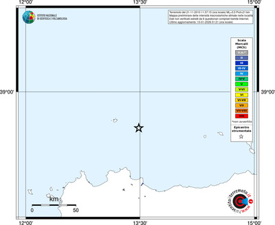 Mappa MCS - territori località