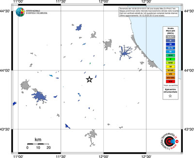 Mappa MCS - territori località