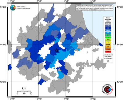 Mappa MCS - territori comuni