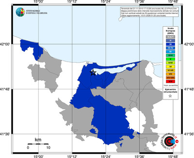 Mappa EMS - territori comuni