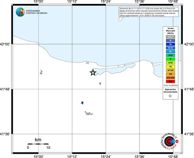 Mappa MCS - territori località