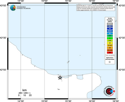 Mappa EMS - territori località