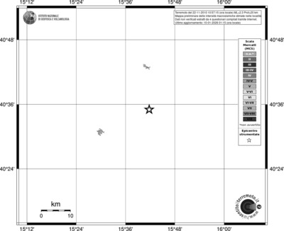 Mappa MCS - territori località