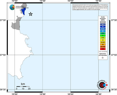 Mappa EMS - territori comuni