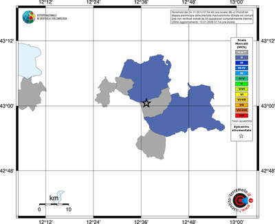 Mappa MCS - territori comuni