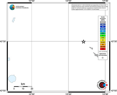 Mappa EMS - territori località