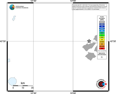 Mappa EMS - territori comuni