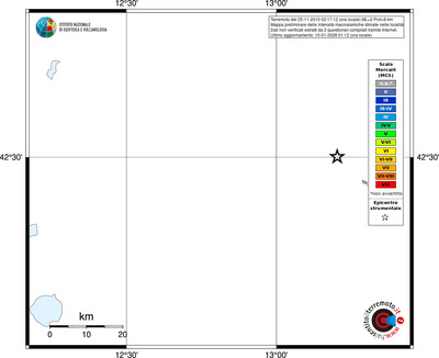 Mappa MCS - territori località