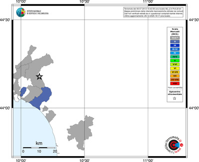Mappa MCS - territori comuni