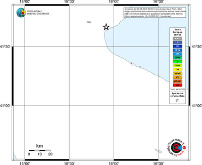 Mappa EMS - territori località