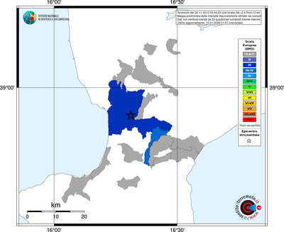 Mappa EMS - territori comuni