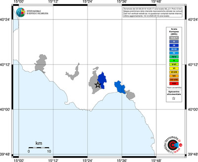 Mappa EMS - territori comuni