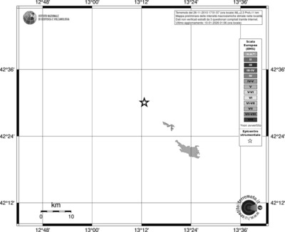 Mappa EMS - territori località