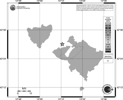 Mappa EMS - territori comuni