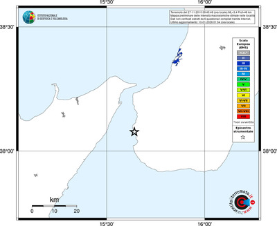 Mappa EMS - territori località