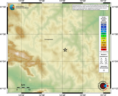 Mappa EMS - località