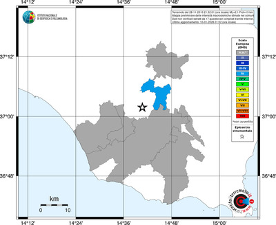 Mappa EMS - territori comuni