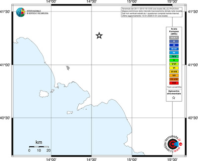 Mappa EMS - territori località