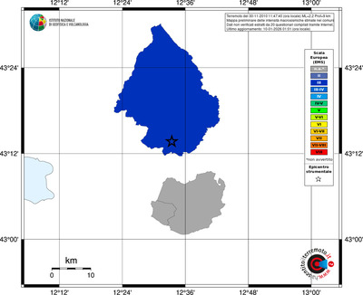 Mappa EMS - territori comuni